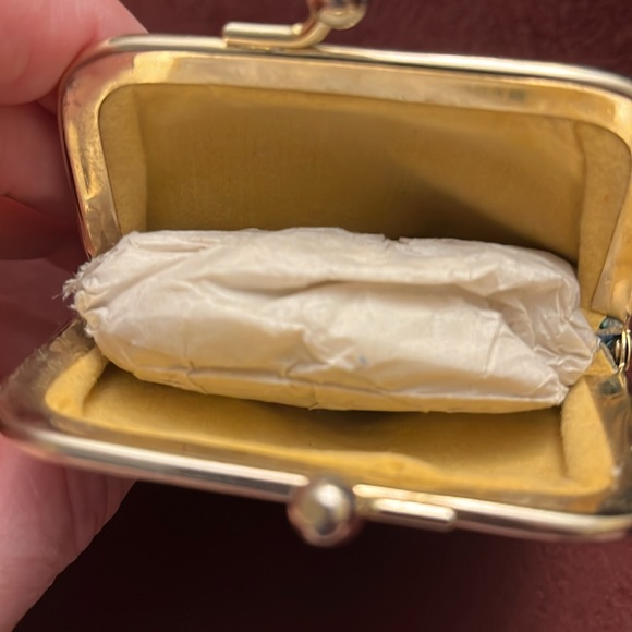 Vintage Italian Leather Coin Purse - NEW WITH ORIG INSERT PAPER - Picture 5 of 5